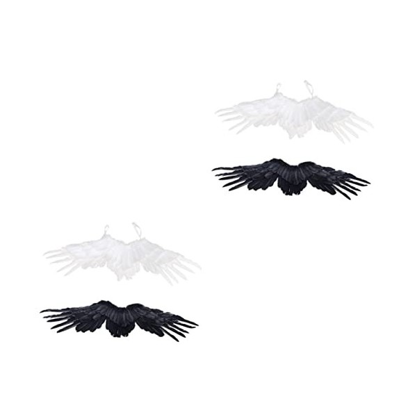 Toyvian 8 Pièces Accessoires Ailes De Décoration dhalloween Aile Créative Fournitures De Cosplay De Bébé Costume Arrière Orn