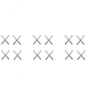 SAHROO 24 Pièces éclairer Les Baguettes Magiques de LAssistant Son éclairant Jouet pour Enfants Filles Garçons Fête Cosplay 