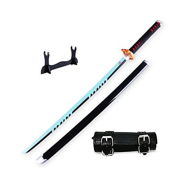 zwayuoth Accessoires dhalloween Arme Cosplay épée Japonais Anime Bois Samouraï épée Anime Fans épée Spéciale Portant Support