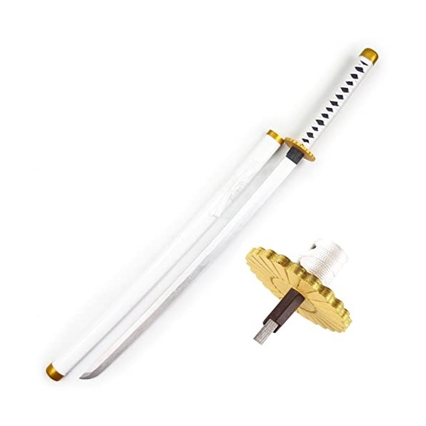 CClz Couteau Woodenkife Sword Arme Samurai Sword En Bois Katana En Bois Accessoires Anime Fans de Guerrier Costume Bataille P