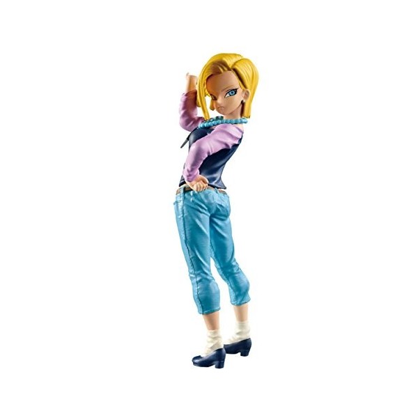 Banpresto- Dragon Ball Super Figurine C18 Scultures Big Android 18, 4983164363104, 15 cm