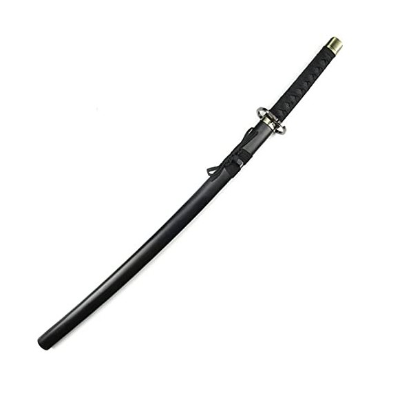Épée de samouraï en bois, Katana en bois, épée Ninja samouraï noir Anime avec fourreau, accessoires dépée en bois, accessoir