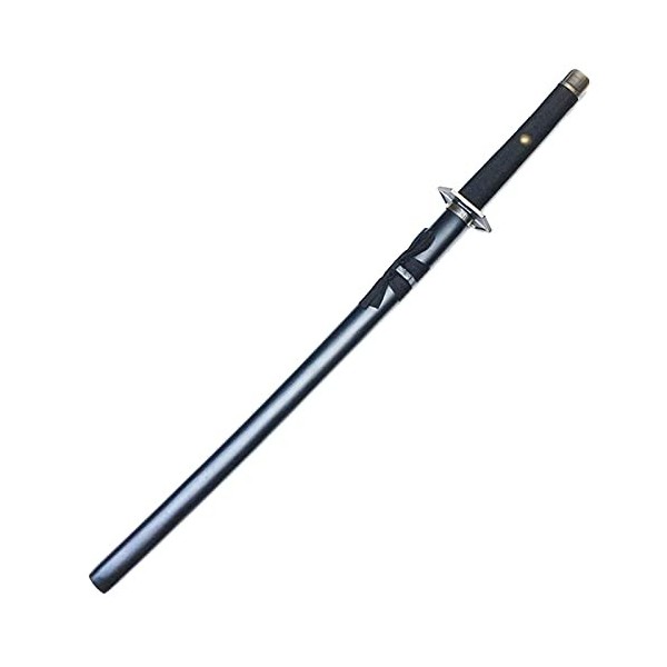 Épée de samouraï en bois, Katana en bois, épée Ninja samouraï noir Anime avec fourreau, accessoires dépée en bois, accessoir