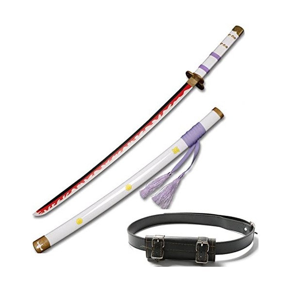 Katana Demon Cosplay Sabre Japonais,102 Cm Katana En Bois Armes Et Collection Daccessoires Lame Bambou Danime Pour Les Fans