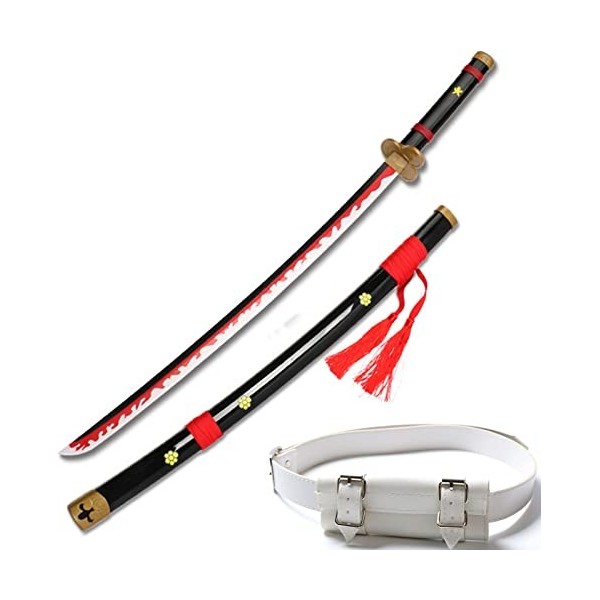 Katana Demon Cosplay Sabre Japonais,102 Cm Katana En Bois Armes Et Collection Daccessoires Lame Bambou Danime Pour Les Fans