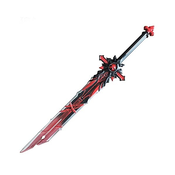 z&dw Genshin Impact Cosplay Wooden Katanas Lame épée Arme Prop Anime Ninja épée Jouets Accessoires éPéE en PU ModèLe Les Bras