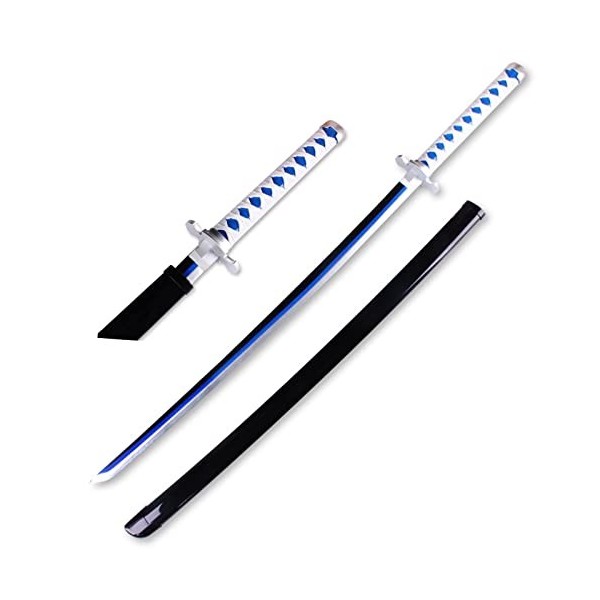 YPDHUA 41 Pouces Tanjiro Sword Swerer Sword En Bois Katana Sword Prop Japonais Katana Souffle À La Main Sweath Beath Up Coute