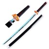 YPDHUA 41 Pouces Tanjiro Sword Swerer Sword En Bois Katana Sword Prop Japonais Katana Souffle À La Main Sweath Beath Up Coute