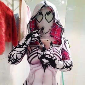 DETMOL Déguisement Costume Spiderman Garçons Super-héros, Unisexe Adultes des Gamins Déguisements Combinaison Le Maillot De C