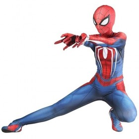DETMOL Déguisement Costume Spiderman Garçons Super-héros, Unisexe Adultes des Gamins Déguisements Combinaison Le Maillot De C