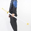 HASMI Épée de Lame de Tueur de Démons Katanas de Samouraï En Bois, Accessoires de Cosplay Pour Les Fans DAnime, Modèle DArm