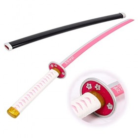 HASMI Modèle Décoratif DÉpée En Bois de Lame de Tueur de Démon DAnime, Jouets DAccessoires de Cosplay, Tsuyuri Kanawo Samu