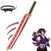 GALLIN Demon Slayer Épée Kokushibou Samouraï Katana Cosplay Accessoires Bambou Anime Ninja Sabre Modèle Halloween Fête danni