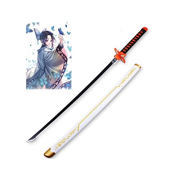 YPDHUA Épée de Katana Japonais En Bois Avec Fourreau Et Tsuba 29.5 / 41Inches, Modèle DArme de Lame de Premium Slayer, Pour 