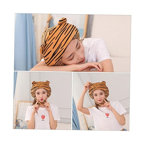 ABOOFAN 8 Pièces Couvre-Chef De Tigre Rayé Chapeaux Pour Enfants Chapeaux De Nouveauté Accessoires De Costume Drôles Robe Pou