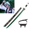 YPDHUA Shinazugawa Sanemi Sword Sword En Bois 41 Pouces Épée Samurai Épée Jouet Katana Sword Wood Abs Sweath Sweath Pour Anim