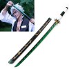 YPDHUA Shinazugawa Sanemi Sword Sword En Bois 41 Pouces Épée Samurai Épée Jouet Katana Sword Wood Abs Sweath Sweath Pour Anim