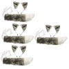 ibasenice 4 Ensembles Oreilles Cheveux DAccessoires Enfants Pour Gris Animal Queue Oreille Exquis Fursuit Costumes Costume C