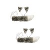 ibasenice 4 Ensembles Oreilles Cheveux DAccessoires Enfants Pour Gris Animal Queue Oreille Exquis Fursuit Costumes Costume C