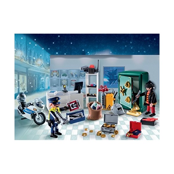 Playmobil 9007 Calendrier de lAvent Policier et cambrioleur 6 