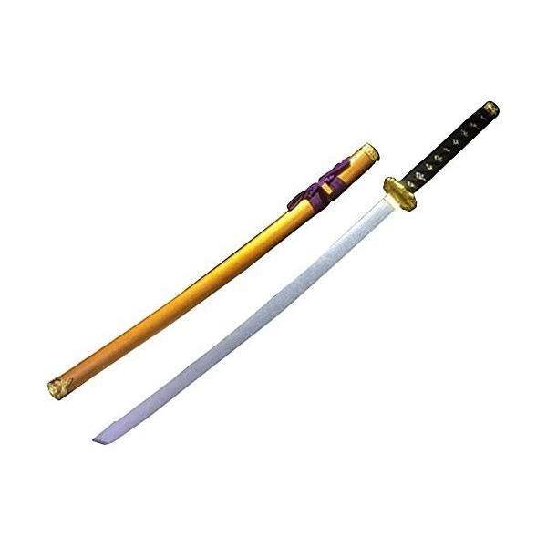 BEAGHTY Demon Slayer Cosplay Katanas Blade Sword Weapon, Accessoires darmes en Bois, Formation à lépée Kendo, Accessoires d