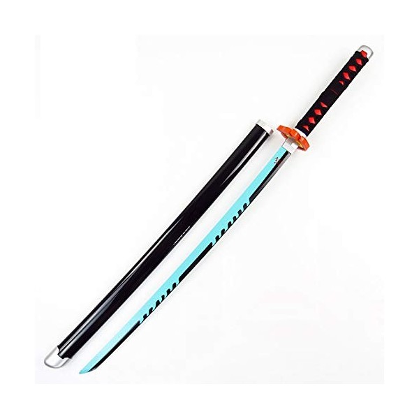 Accessoire DéPéE En Bois Japonais, éPéE De Cosplay De Tueur De DéMons Pour Rengoku Kyoujurou, Jouets DArme 1: 1, Couteau Ni