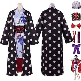 LCARY Déguisement cosplay One Piece,Nico Robin Kimono Japonais Vêtements Uniformes pour Filles,Personnage danime Nico Robin 