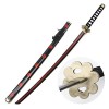 CClz Couteau Arme En Bois, Épée Accessoire de Noël Arme Katana Épée de Samouraï Katana Japonais Anime Cosplay Katana Épée de 