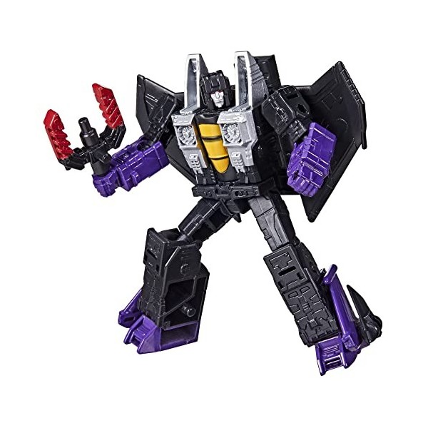 Transformers Figurine articulée Legacy Core Skywarp de Toys Generations — 8 ans et plus, 8,5 x 9,5 cm, multicolore, F3011