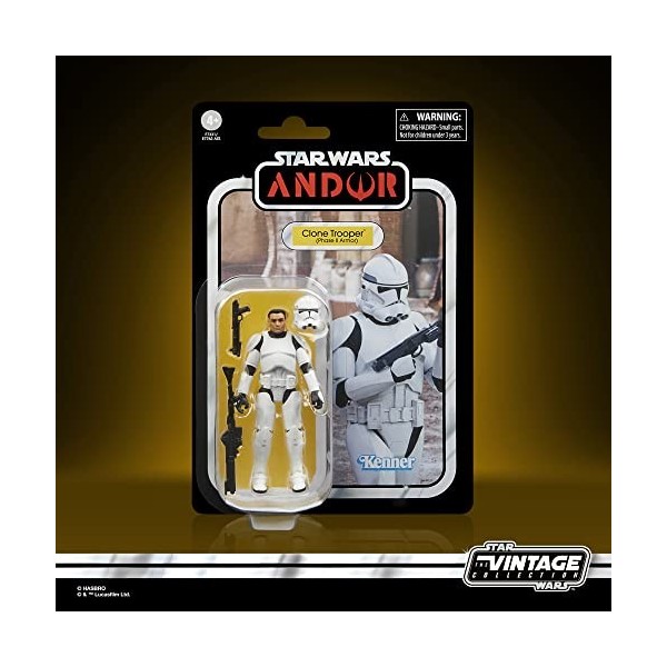 Star Wars The Vintage Collection - Figurine articulée 10 cm - Personnage Clone Trooper Phase II Armor 