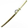 NIANXINN Épée de Lame de Katanas En Bois, Lame de Samouraï de Katana DAmoureux DAnime Pour Des Jouets DÉpées de Texture Or