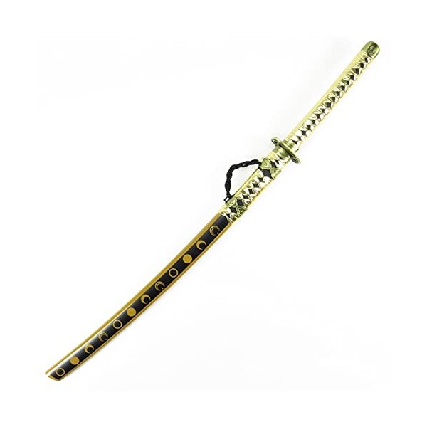 YAO TIAN Épée de Lame de Katanas En Bois, Lame de Samouraï de Katana DAmoureux DAnime Pour Des Jouets DÉpées de Texture Or