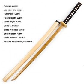 YAO TIAN Samouraï ? Épée Avec Fourreau, Lame de Démon Slayer Cos, Épée En Bois, Épée Katana, Modèle DArme, Pour Les Amateurs