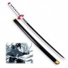 CClz Couteau Sword En Bois de Bois Arme En Bambou Lame Katana Samurai Épée Pour Halloween Habille Des Accessoires Pour Enfant