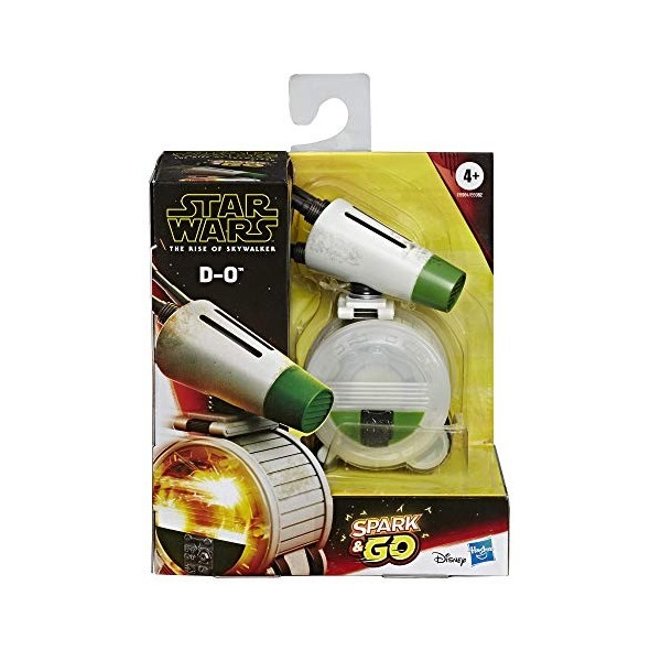 Star Wars Spark and Go D-O Rolling Droid The Rise of Skywalker Rev-and-Go Sparking Interactive Toy, Toys for Kids Ages 4