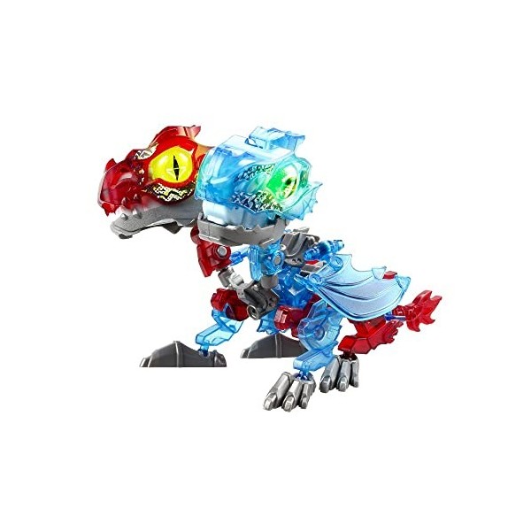 Bizak Biosaurus Battle Pack Double, découvrez et construisez Les créatures électroniques à lintérieur, 20-24 Pièces incluses