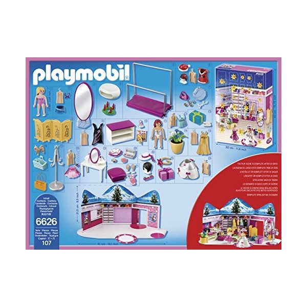 Playmobil - 6626 - Calendrier de l'Avent Loge d'artiste 