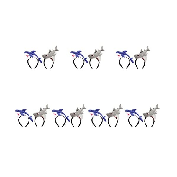 Lot De 7 Bandes à Oreilles Ours En Peluche FENQURO - Pour Déguisement, Fête, Cosplay