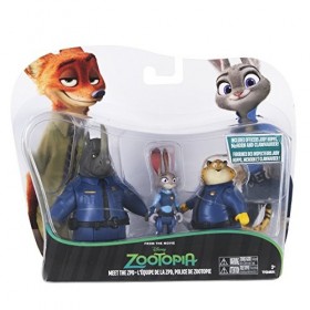 Disney Zootopia Meet The ZPD Play Set Officers Judy Hopps, McHorn, and Clawhauser by Tomy