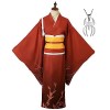 Anime Bungo Stray Dogs Cosplay Vêtements Kimono Full set with Necklace Mascarade Danse Soirée Uniforme Personnage Danime Izu