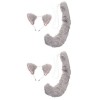 FOMIYES Oreille De Chat Déguisement Enfant 5 Ensembles Prop Cosplay Bandeau Chat Renard Enfants Queue de Lapin pour de Décora