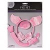 Amscan 847459 Kit daccessoires pour enfant cochon avec son, taille enfant standard