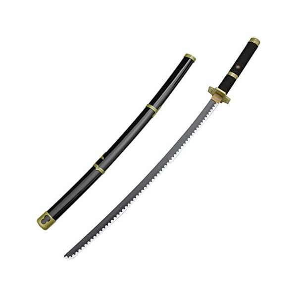 CClz Couteau Sword En Bois DÉpée En Bois Samurai Katana Avec Gaine, Anime En Bois Ninja Jouet Arme Accessoire Accessoire de 
