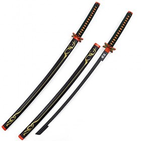 Épée en bois de Cosplay danime de Kochou Shinobu, accessoires de lame de tueur de démon, jouets darme décorative de lame d