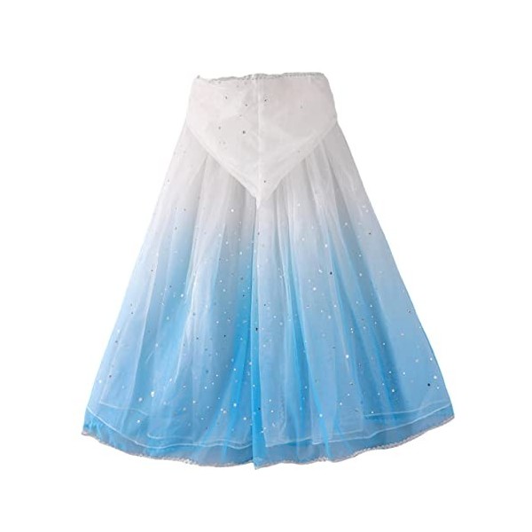 ibasenice 3 Pcs Enfants Maille Cape Robes Pour Filles Vêtements De Mode Filles Costumes Sequin Tulle Cape Princesse Cape À Ca