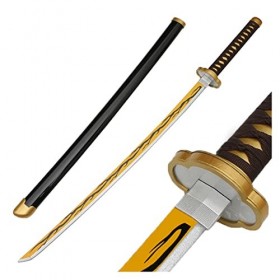 Uvency Démon Slayer Cosplay Katana Cos Samouraï Épée Décoratif Arme Jouets Prop Arme Modèle Lame Anime Amoureux Halloween Fêt