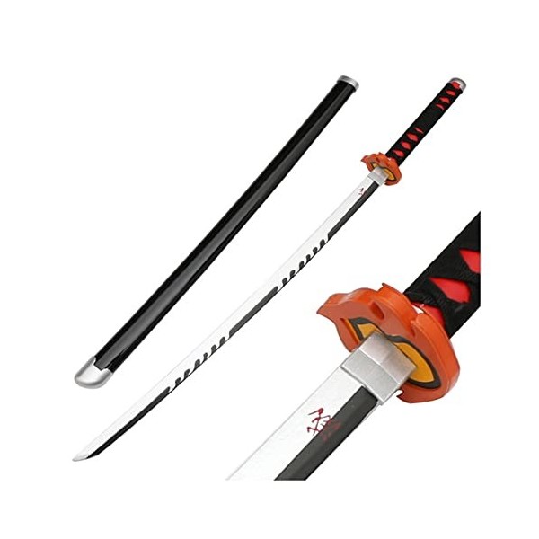 Uvency Démon Slayer Cosplay Katana Cos Samouraï Épée Décoratif Arme Jouets Prop Arme Modèle Lame Anime Amoureux Halloween Fêt