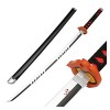 Uvency Démon Slayer Cosplay Katana Cos Samouraï Épée Décoratif Arme Jouets Prop Arme Modèle Lame Anime Amoureux Halloween Fêt