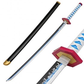 CClz Couteau Anime de Cosplay Arme À Épée En Bois, Lame de Tueurs, Cotis En Bois, Accessoire DArmes À Lame Katanas, Samurai 