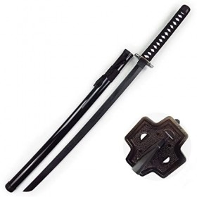 CClz Couteau Arme À Épée En Bois de Bois Roronoa Zoro La Lame, Samurai Sword Cos Accessoires Anime Katana Japonais, Cosplay A